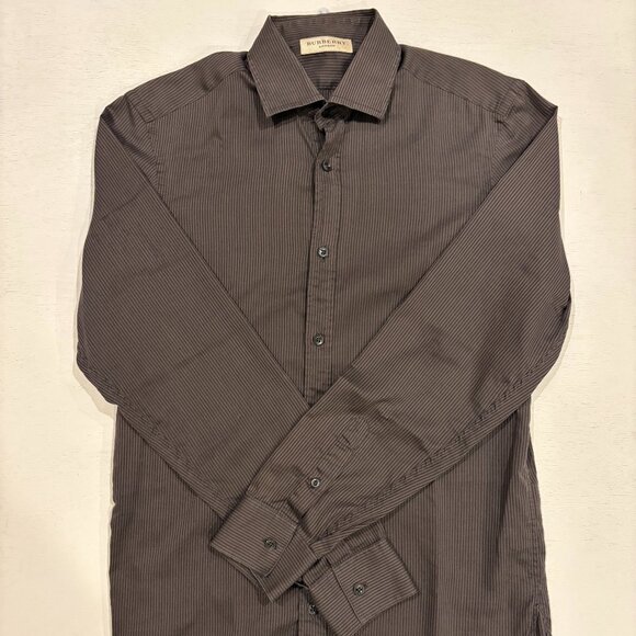 Burberry Other - Burberry Button Down Gray/Charcoal-Striped Sport Shirt